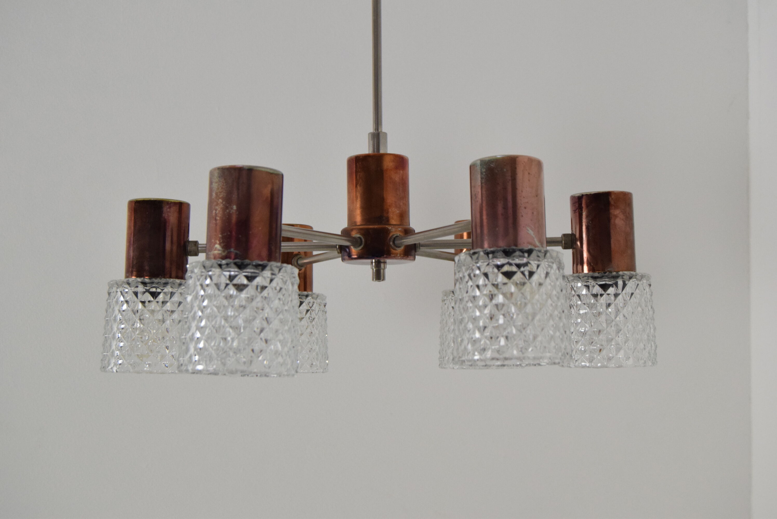Mid-century Chandelier by Kamenicky Senov,1960's.
