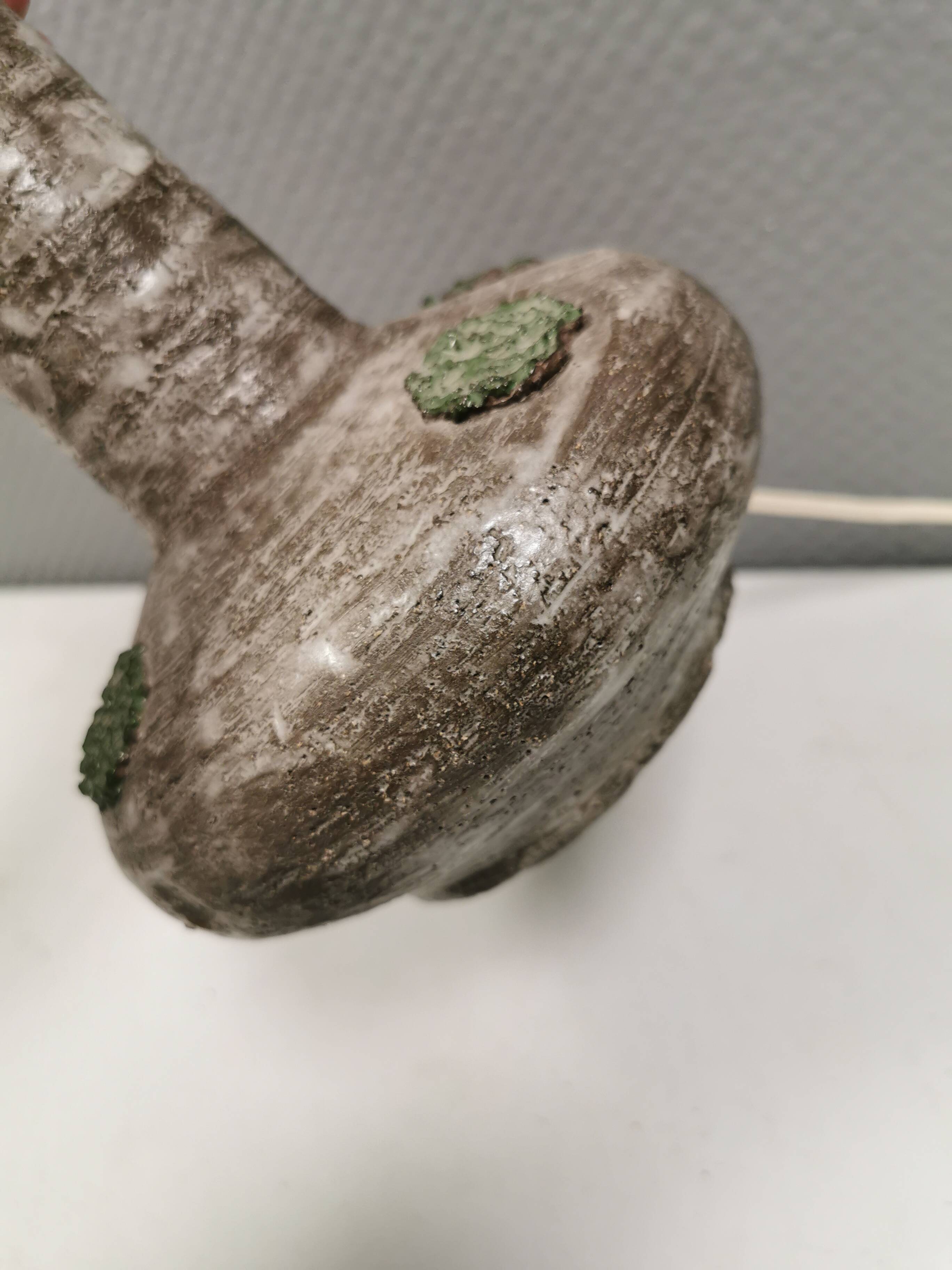 Danish ceramic table lamp from the 1970-80s.