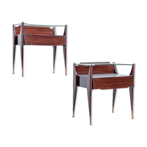 set de 2 tables de nuit