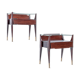 Set of 2 bedside tables by La Permanente Mobili Cant Italy 1950s