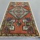 Small Vintage Turkish Rug 98x54 cm, Short Runner, Tribal, Shabby Chic
