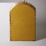 Gilded carved wooden mirror