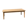 Table basse vintage en bois clair