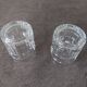 2 mini vintage whiskey glass