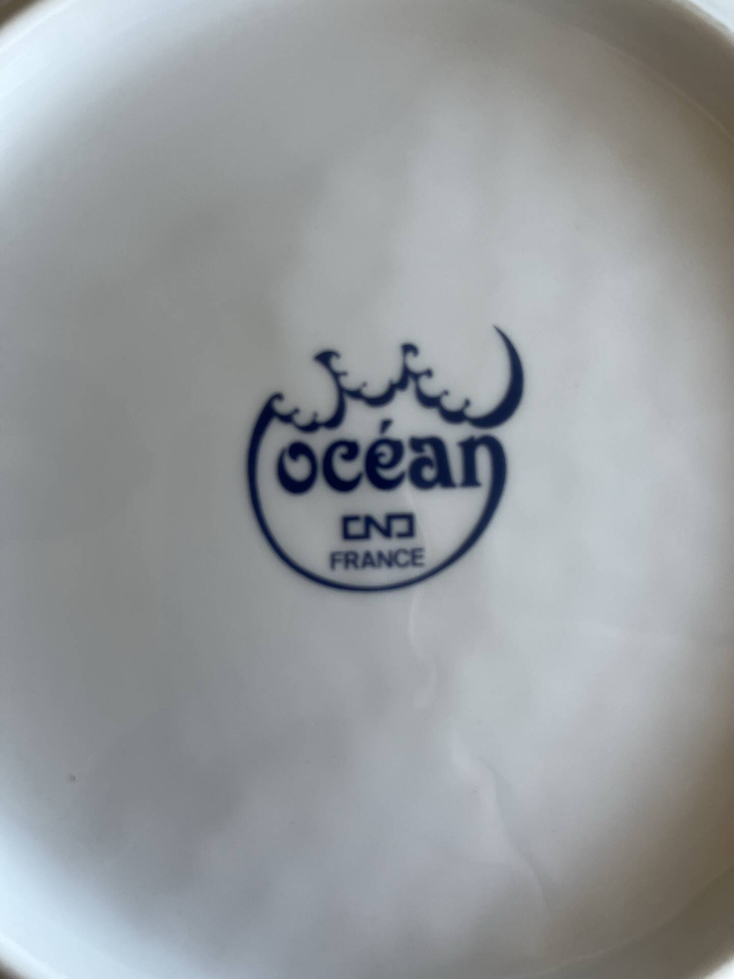 Lot 10 assiettes Océan CNP France
