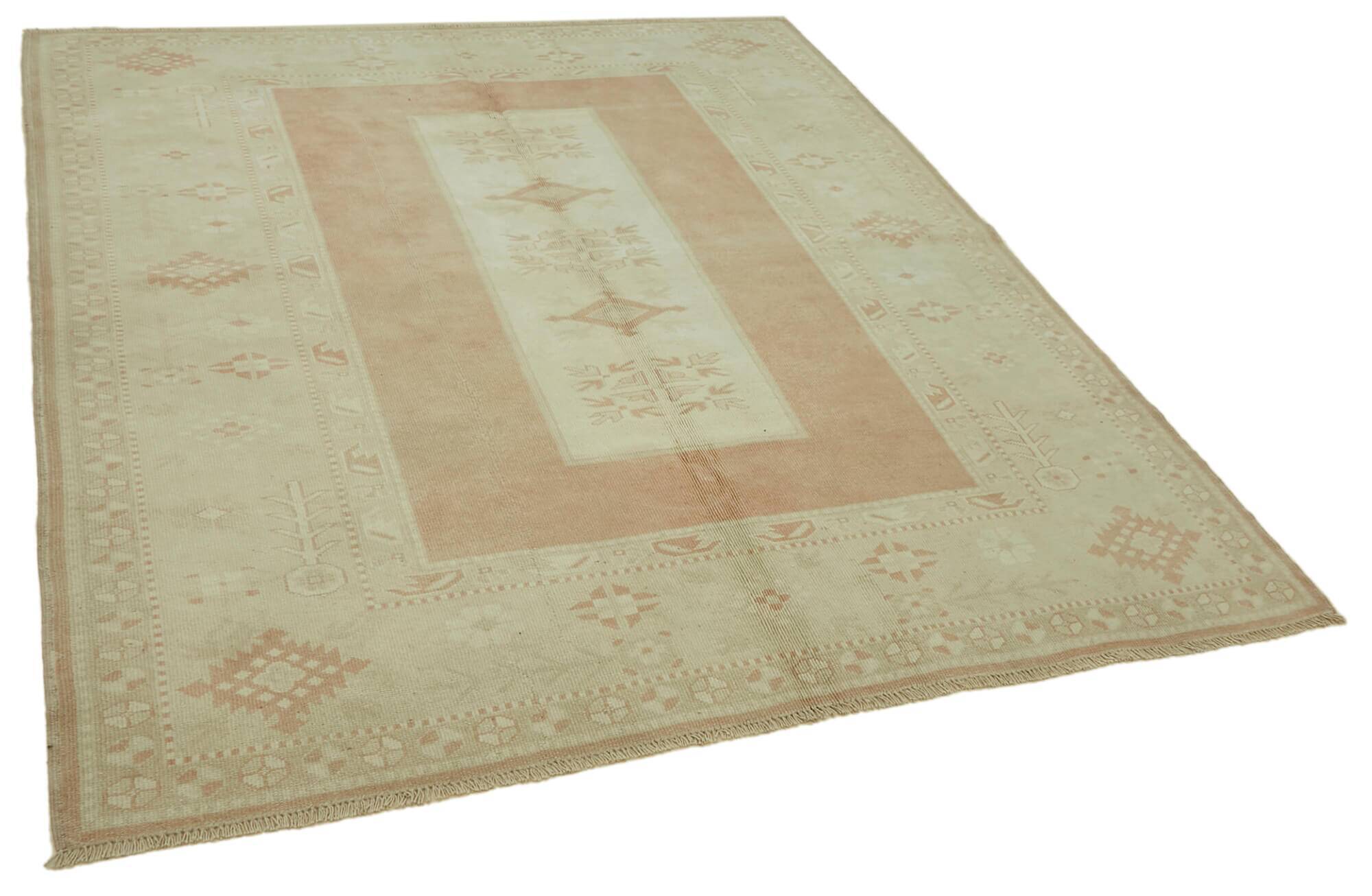 Turkish Vintage Anatolian Rug 192 cm x 221 cm
