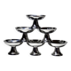 6 Vintage stainless steel dessert bowls by Guy Degrenne