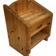 Vintage set of two pine wood bedside tables