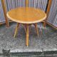 Table basse rotin vintage