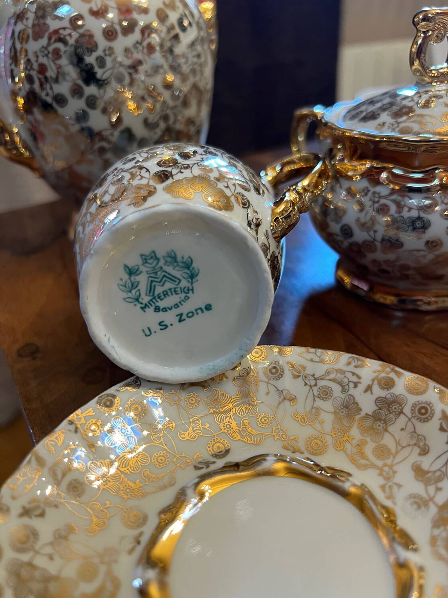 Porcelain coffee service