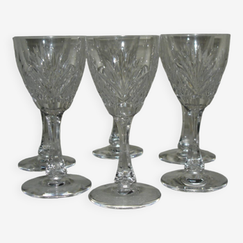 Saint louis moselle 6 verres a vin blanc cristal - 14 cm