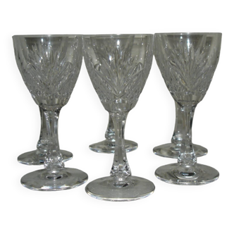 Saint louis moselle 6 verres a vin blanc cristal - 14 cm