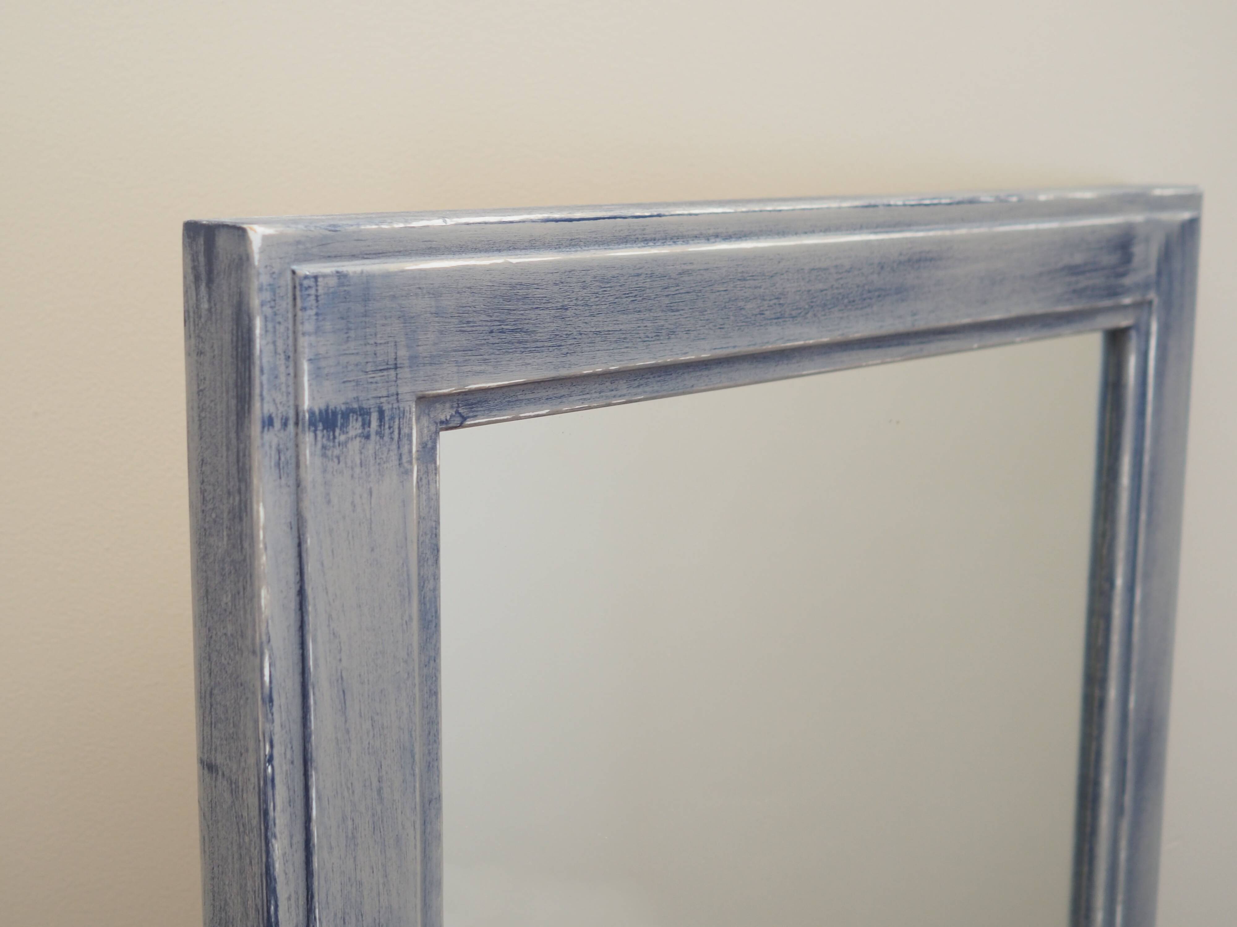 Mirror in beechwood frame, Danish design, 1960s, production: Denmark