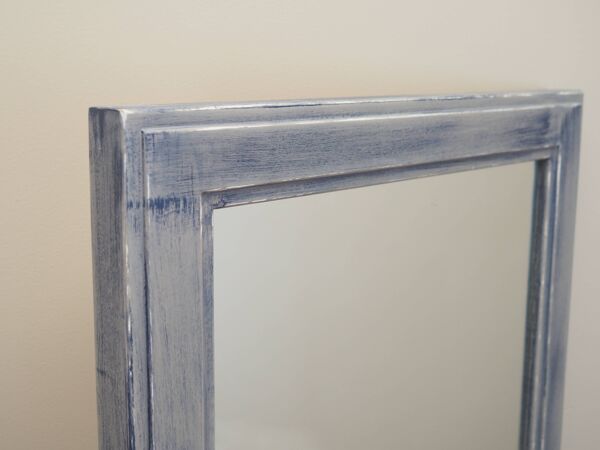 Miroir avec cadre en hêtre, design danois, années 1960, production : Danemark