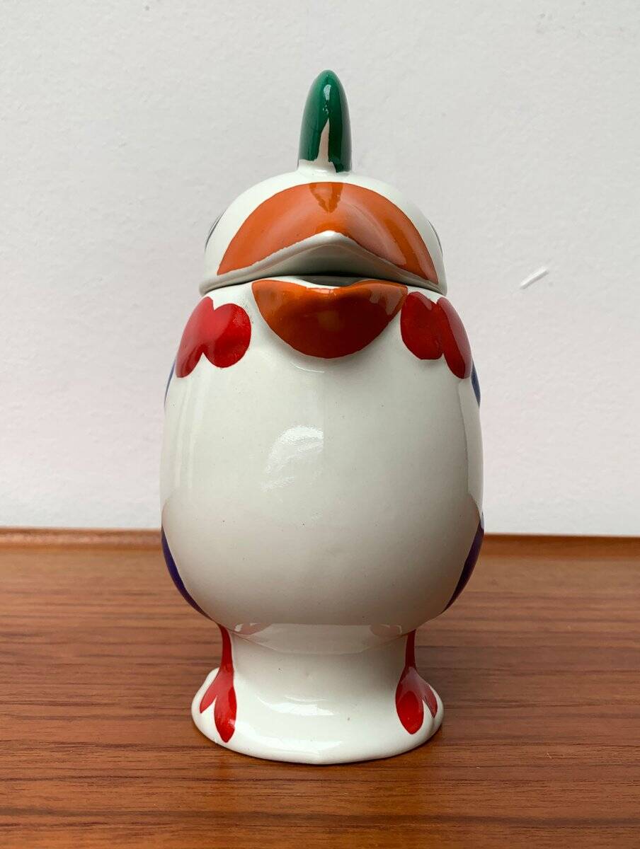 Vintage ceramic teapot or coffee pot chicken, 1970s.
