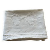 Nappe lin brodée