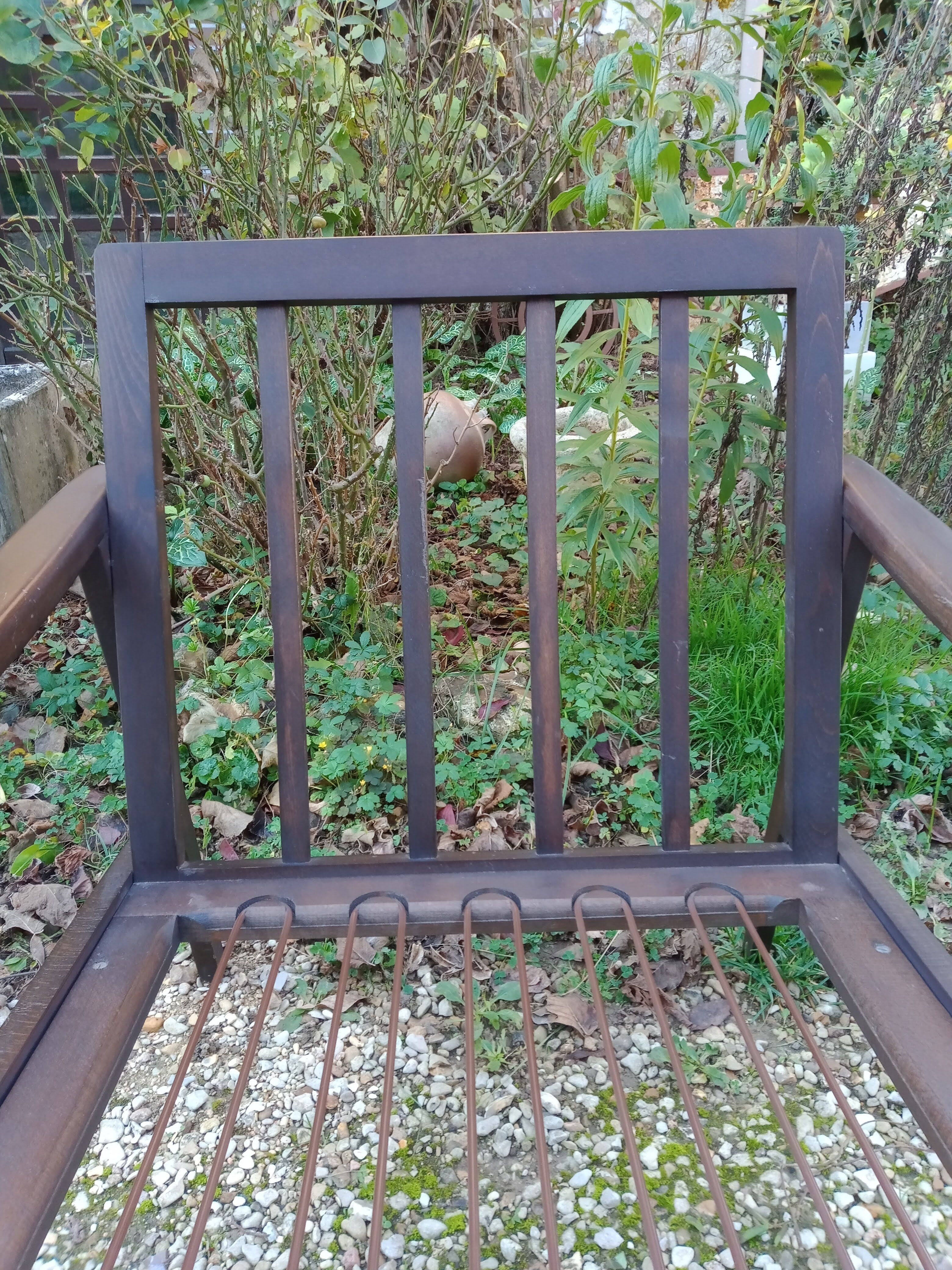Scandinavian armchair in teak