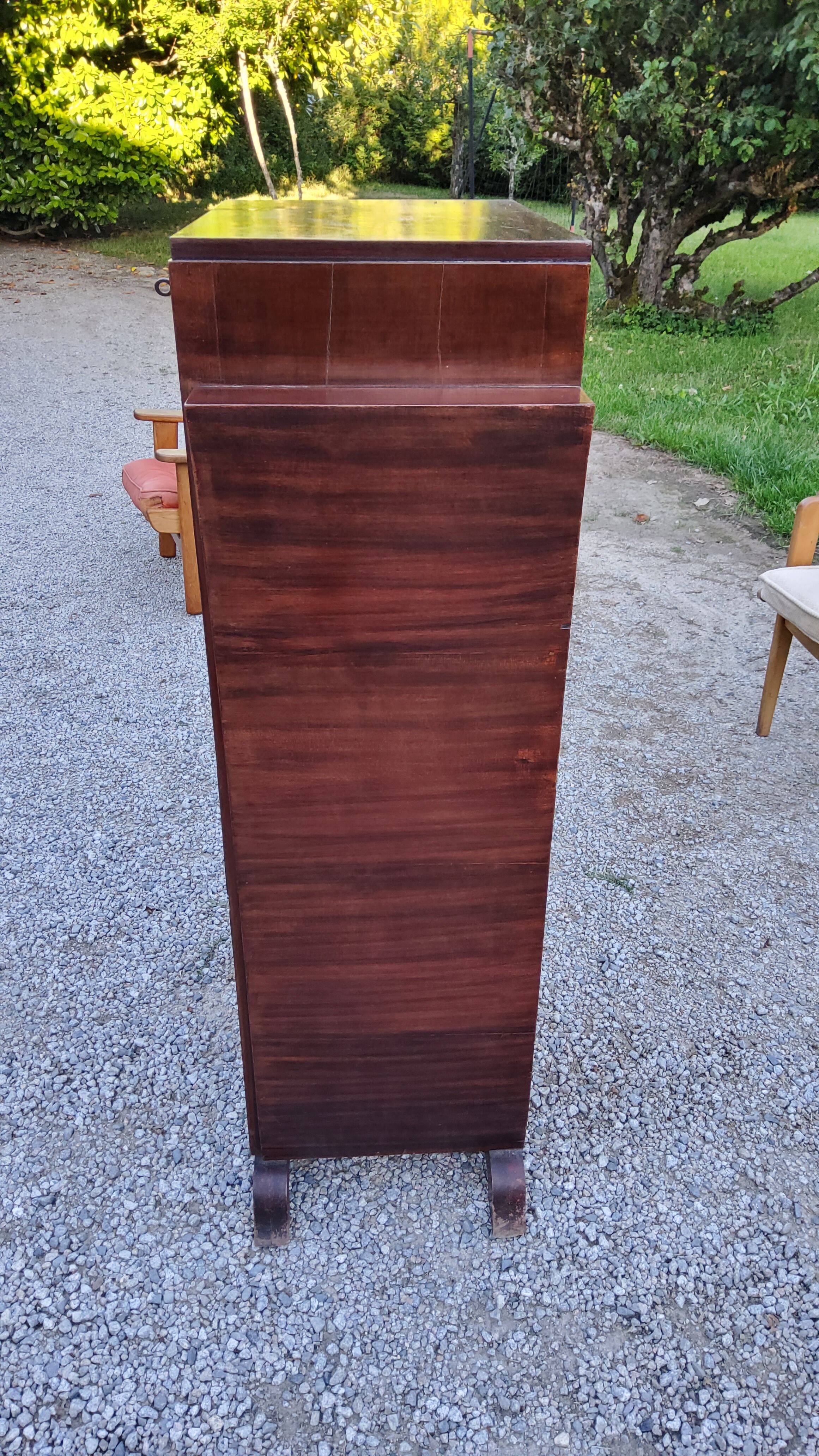Art Deco secretary in mahogany 1930