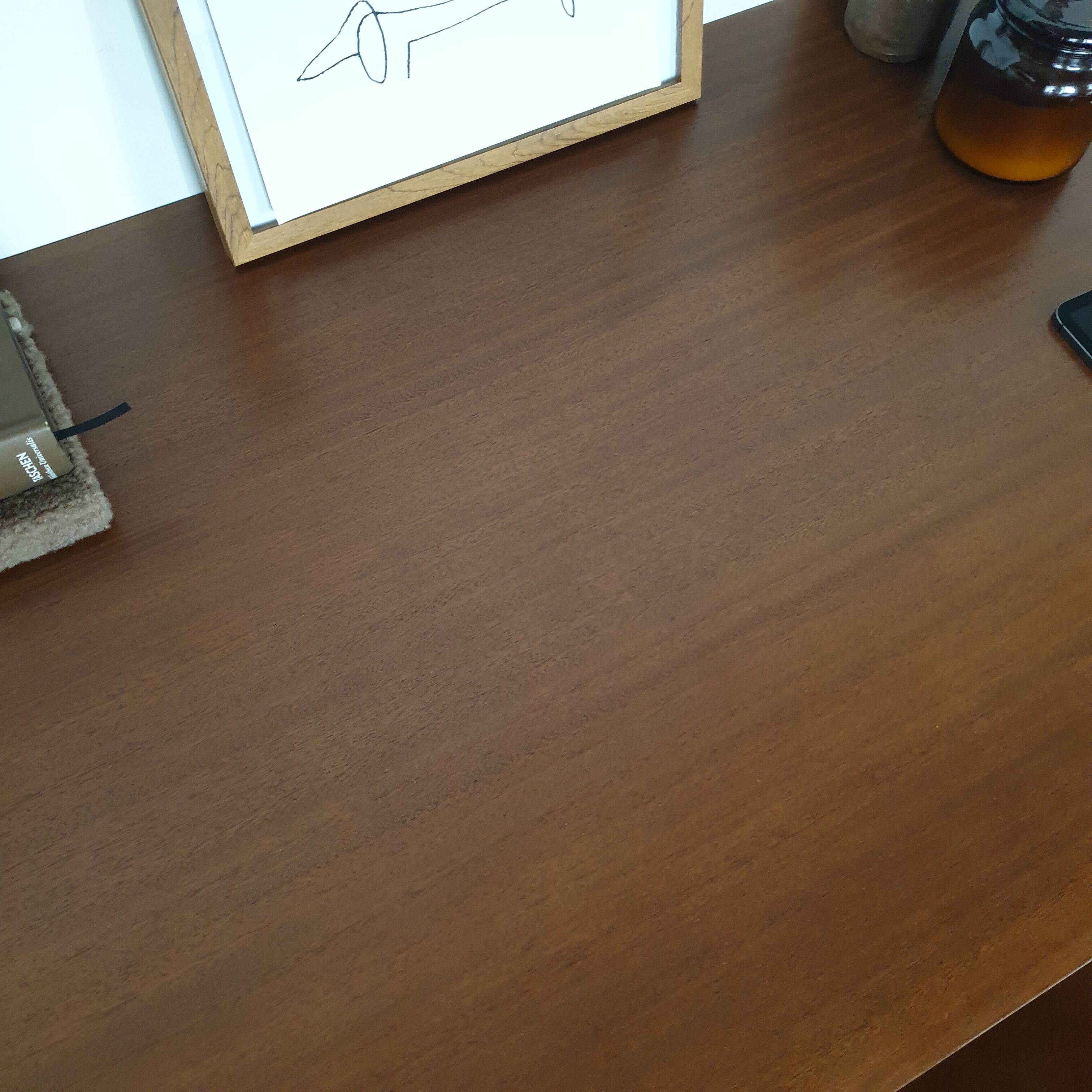 Vintage teak desk 60s