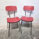 Pair of Formica chairs