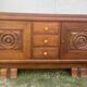 Art deco solid oak sideboard 1940