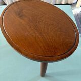 Wooden tripod side table