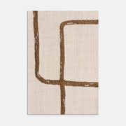 Mid-century chair, Kafkaesque Walk Jacquard, Rajmund Halas, Poland, 1960s