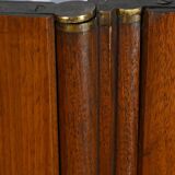 Four-Panel Mahogany Screen – First Part 20th Century