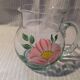 Decorative jug with floral pattern