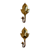 Pair of mid-century Swedish brass sconces