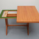 1950s coffeetable in cherrywood, adjustable in height