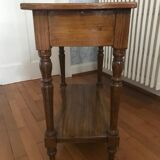 Old console in turned pine feet