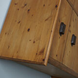 German Pine Apothecary Cabinet or Bank of Drawers, ca 1930s