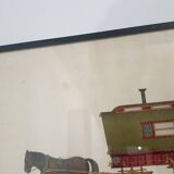 Lithograph by Allen Davies "Bow top wagon"