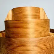 B-262 Pine Veneer Table Lamp By Hans-Agne Jakobsson For Ab Ellysett, Sweden, 1960S