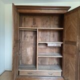 Armoire en chêne Louis Philippe