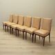 Set of six mahogany chairs, Italian design, 1960s, production: Italy