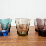 Coloured Shot Glasses German Mid-Century, 1960s, Set of 6