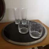 Large amber brown methacrylate tray - Felice Antonio Botta - Italy - 1970s