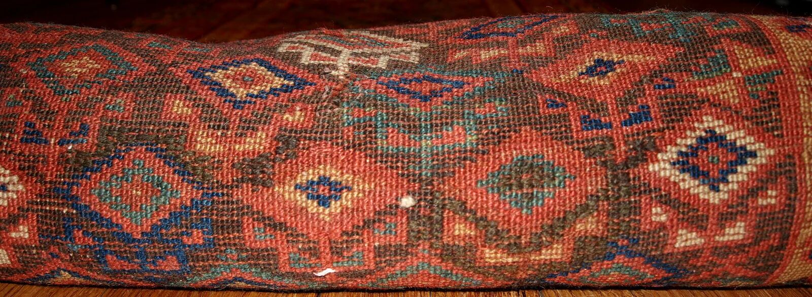 Handmade antique Persian Kurdish runner 3.6' x 17.8' (109cm x 542cm) 1880s - 1B445