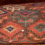 Handmade antique Persian Kurdish runner 3.6' x 17.8' (109cm x 542cm) 1880s - 1B445