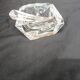 Ashtray and crystal Daum pylon