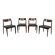 Mid-century Danish dining chairs from Uldum Møbelfabrik, Denmark, 1960s, set of 4