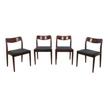 Mid-century Danish dining chairs from Uldum Møbelfabrik, Denmark, 1960s, set of 4