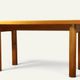 Table René Martin en pin massif moderniste, 1960