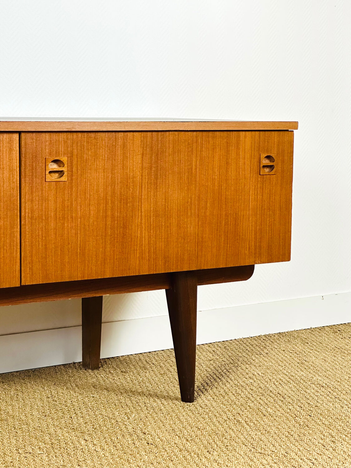 Scandinavian teak sideboard from the 1960s.