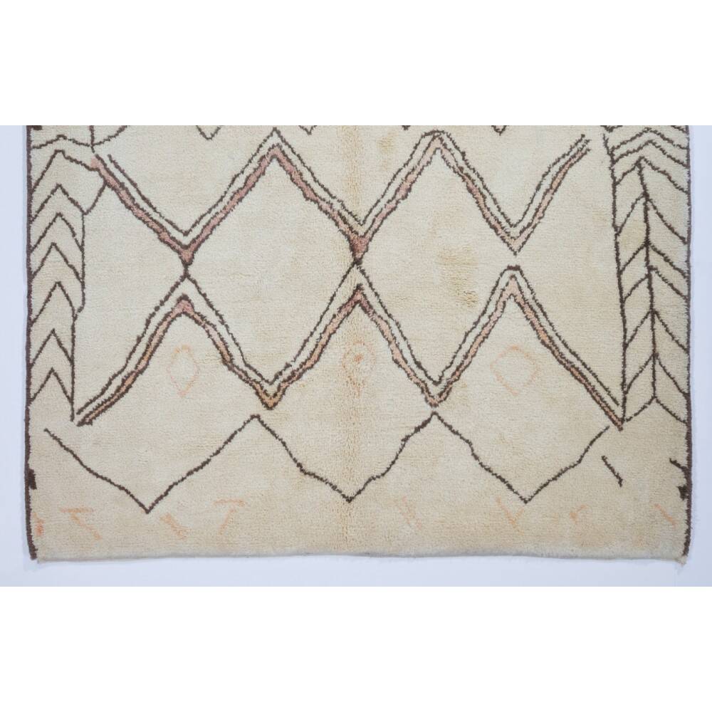 Contemporary Hand Knotted Moroccan Wool Rug. Custom Options Available