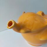 Orange-yellow elephant teapot