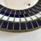 Vintage Danish round mosaic wall mirror, marked B. J. H. Moller, 1970s