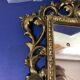 Small Rococo Baroque style mirror by Roberta Wood vintage 50/60